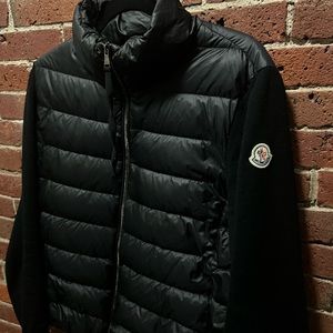 2022 Moncler Knit Sleeve Down Cardigan